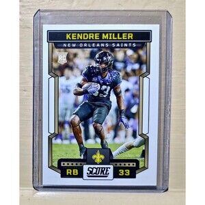 Kendre Miller 2023 Panini NFL #321 Score Rookie Football Card Buccaneers